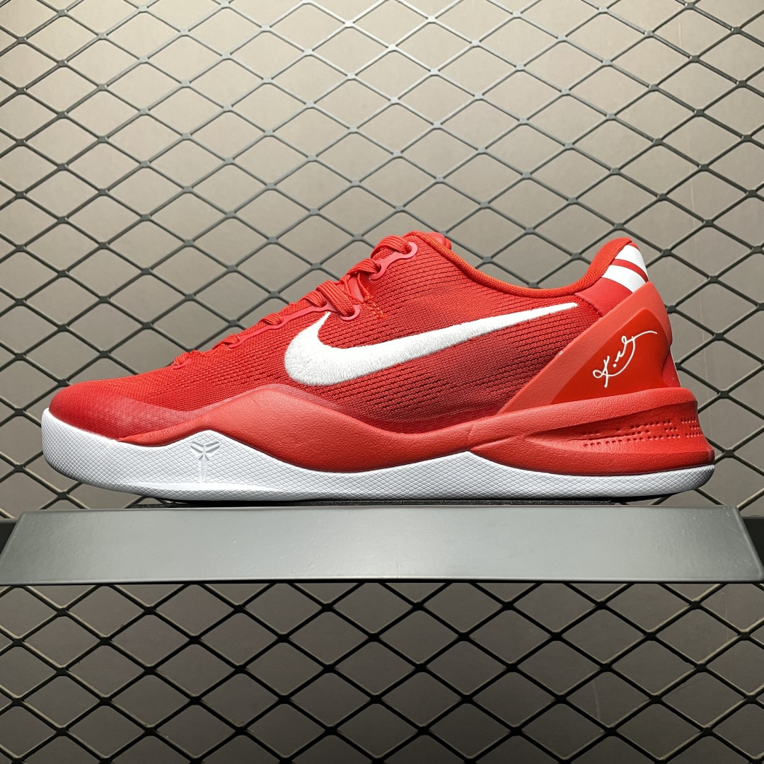 純原 NK Kobe  VIII " University Red " 科比8 科比八 實戰籃球鞋 HF9550-600 國內一線頭部大廠出品 高階零售 外貿專供品質 原鞋原資料紙板開發 獨立私模 尺碼：40 40.5 41 42 42.5