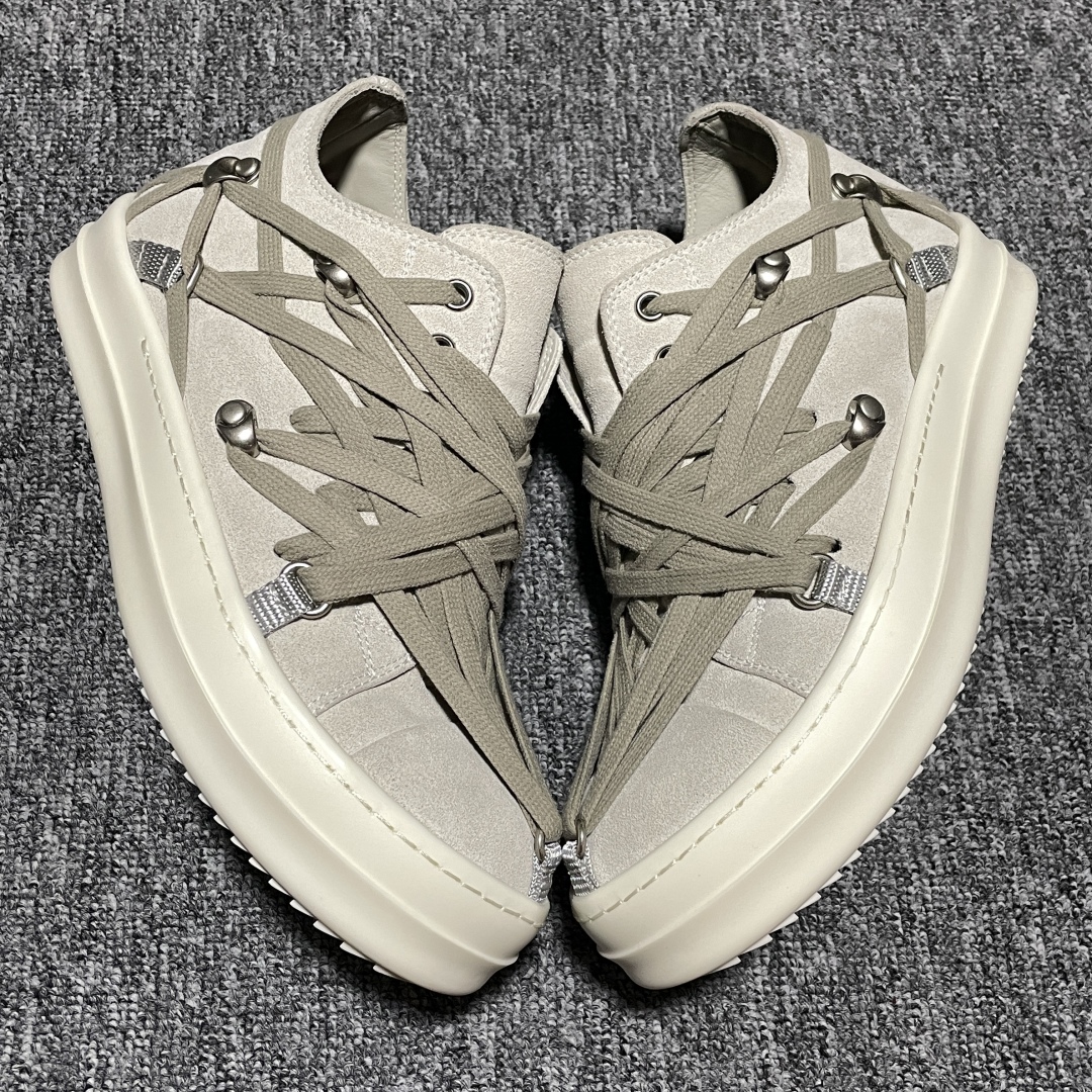  Rick Owens RO Mega 瑞克·欧文斯 疯狂绑带 高端零售外贸平台专供版 原鞋开发拆解原版