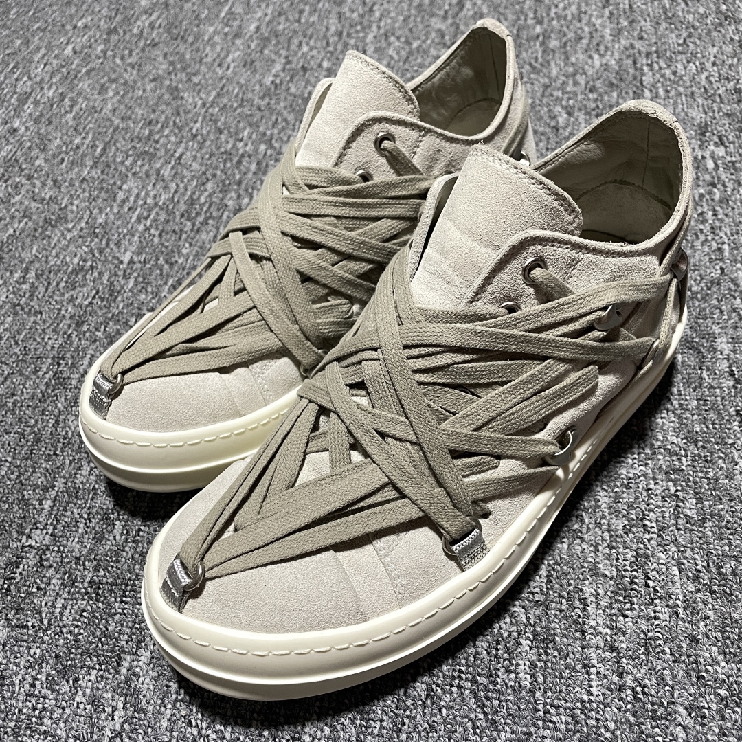  Rick Owens RO Mega 瑞克·欧文斯 疯狂绑带 高端零售外贸平台专供版 原鞋开发拆解原版