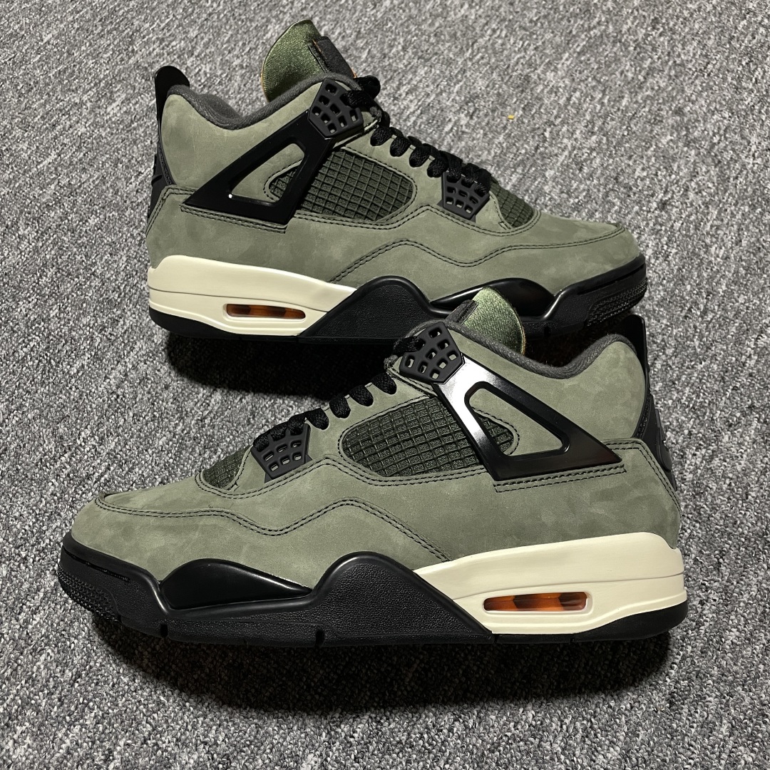  纯原 Undefeated x Air Jordan 4 OG AJ4乔4 五道杠联名款 文化篮球鞋 