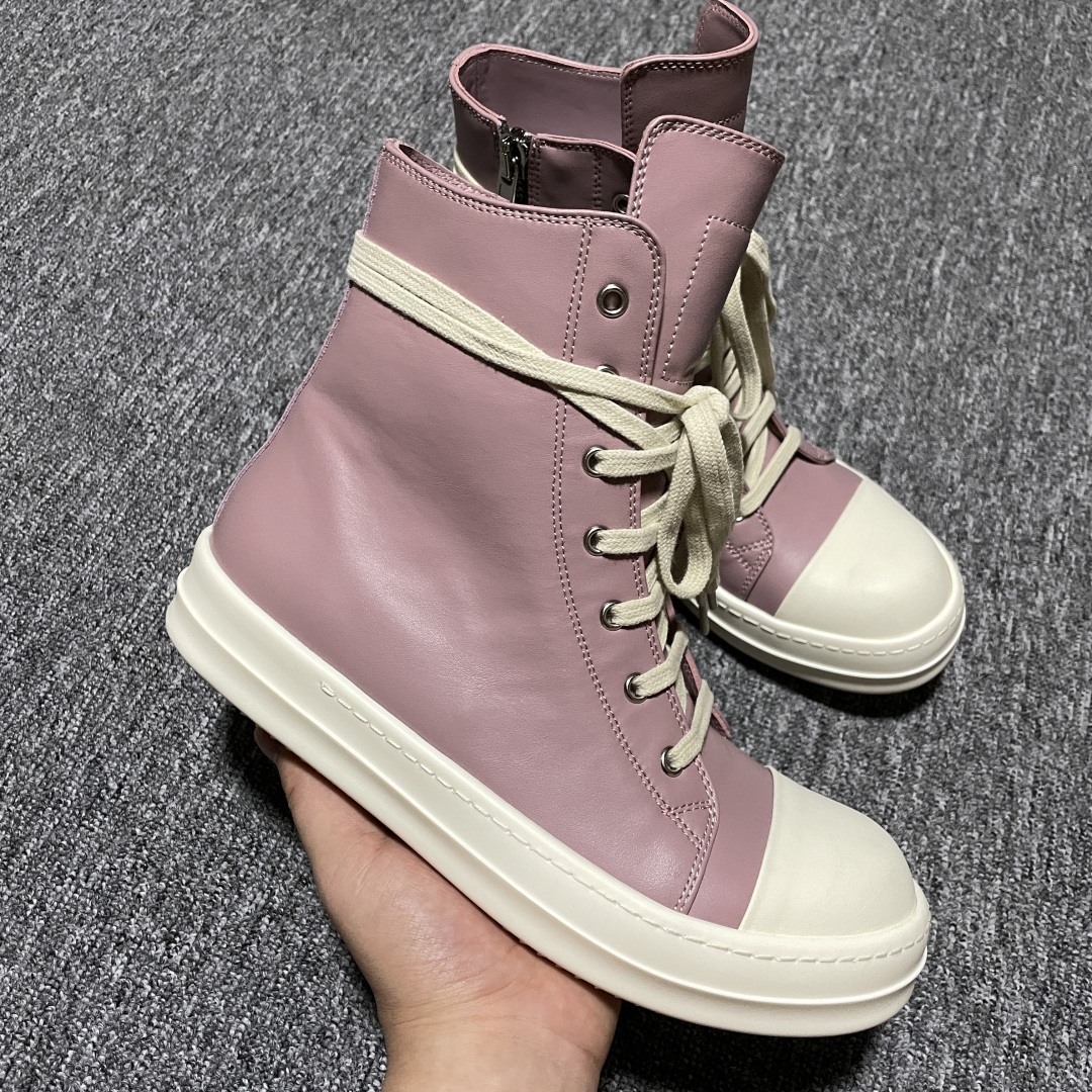  纯原 Rick Owens 瑞克 欧文斯 高街经典休闲鞋 配置天地盖硬实礼盒(附赠棉布托购物袋一个)升