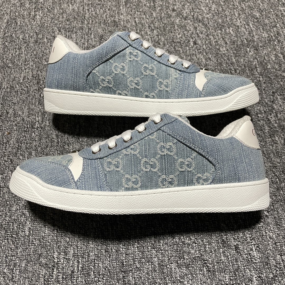  Gucci 古驰 Screener GG珐琅 复古老爹板鞋 海淘代购专供品质 正确楦型 正确固特异无胶