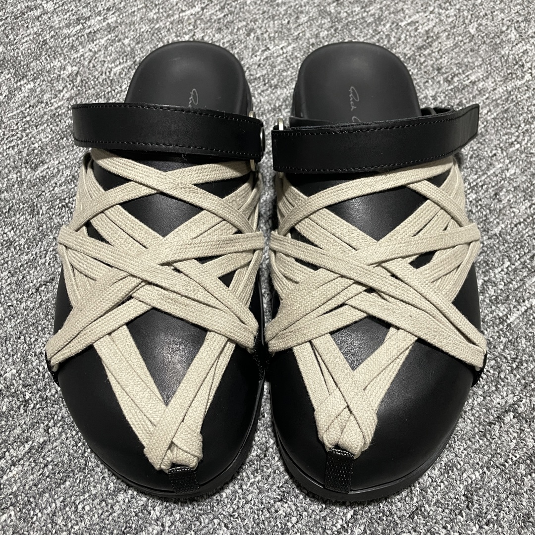  Rick Owens RO Mega 瑞克·欧文斯 疯狂绑带 高端零售外贸平台专供版 原鞋开发拆解原版