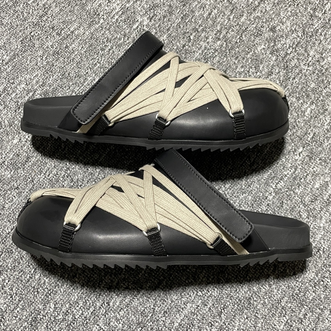  Rick Owens RO Mega 瑞克·欧文斯 疯狂绑带 高端零售外贸平台专供版 原鞋开发拆解原版