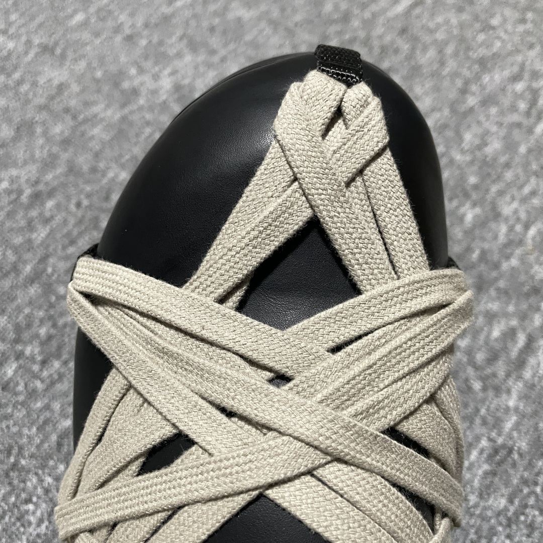  Rick Owens RO Mega 瑞克·欧文斯 疯狂绑带 高端零售外贸平台专供版 原鞋开发拆解原版
