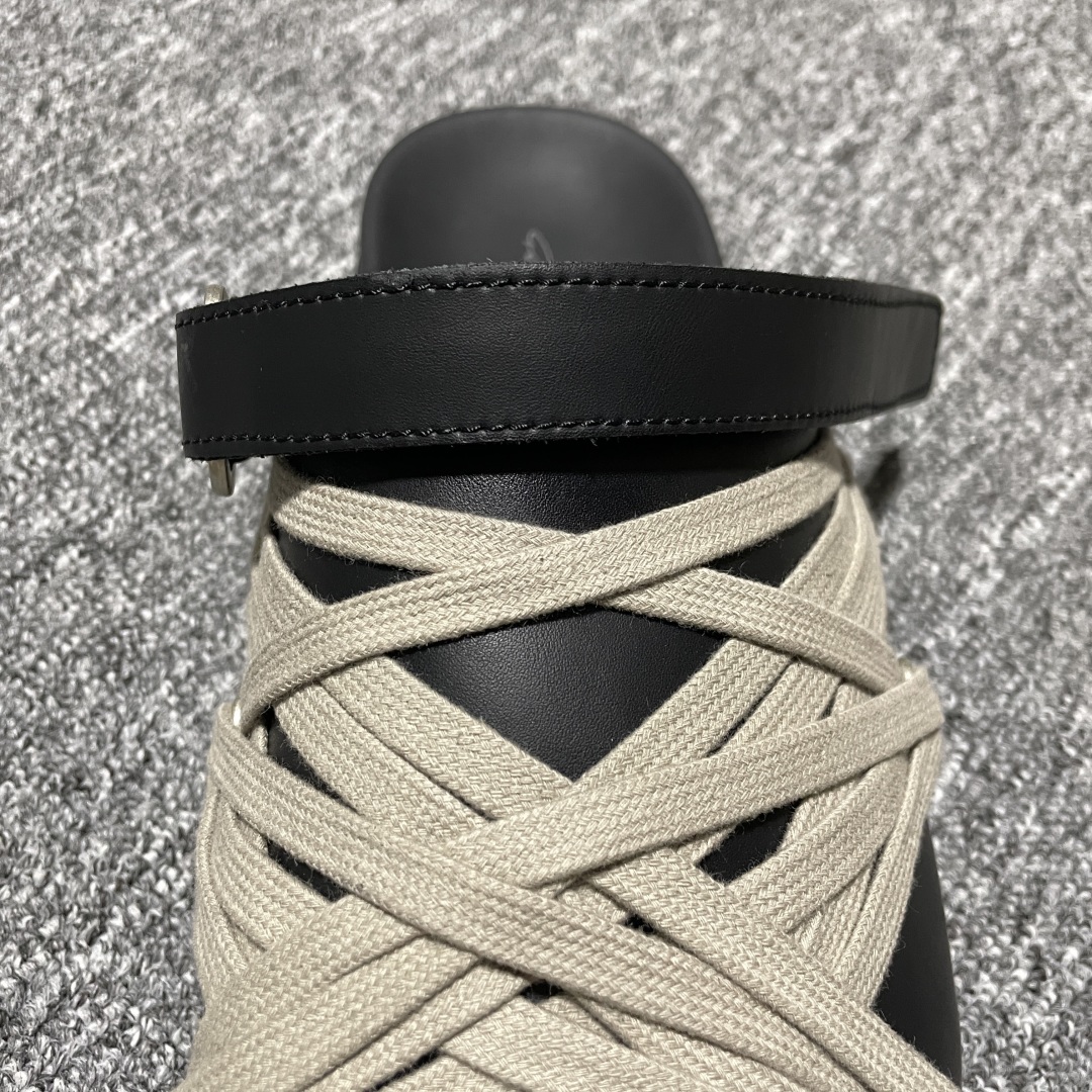  Rick Owens RO Mega 瑞克·欧文斯 疯狂绑带 高端零售外贸平台专供版 原鞋开发拆解原版