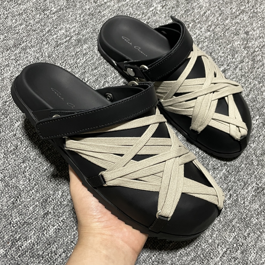  Rick Owens RO Mega 瑞克·欧文斯 疯狂绑带 高端零售外贸平台专供版 原鞋开发拆解原版