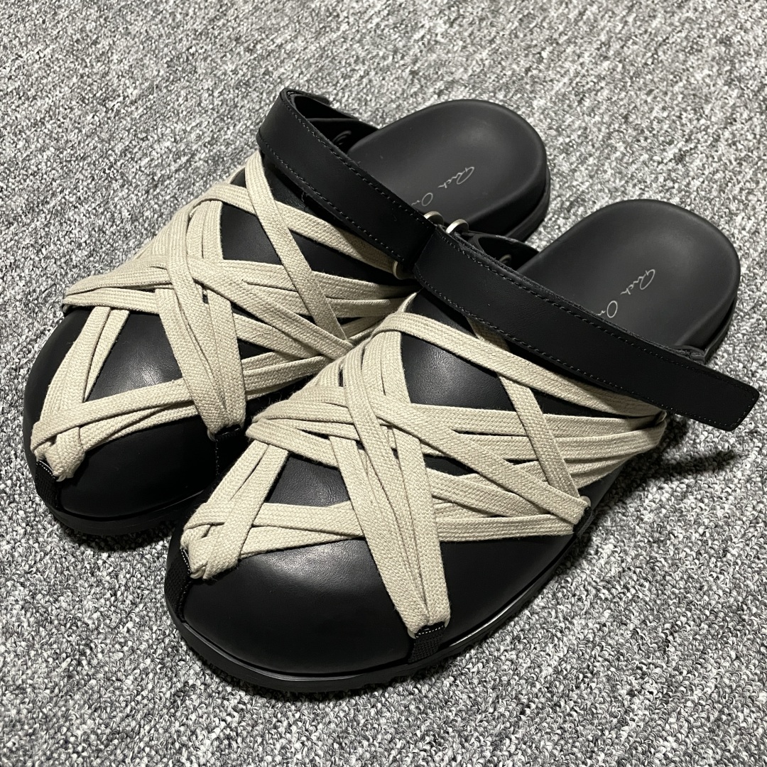  Rick Owens RO Mega 瑞克·欧文斯 疯狂绑带 高端零售外贸平台专供版 原鞋开发拆解原版