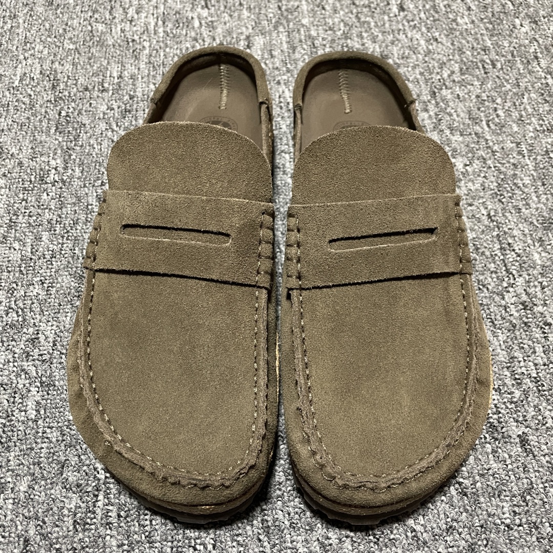   Birkenstock 博肯 Naples Wrapped 老钱风 穆勒系列包头乐福牛皮绒面革复古软