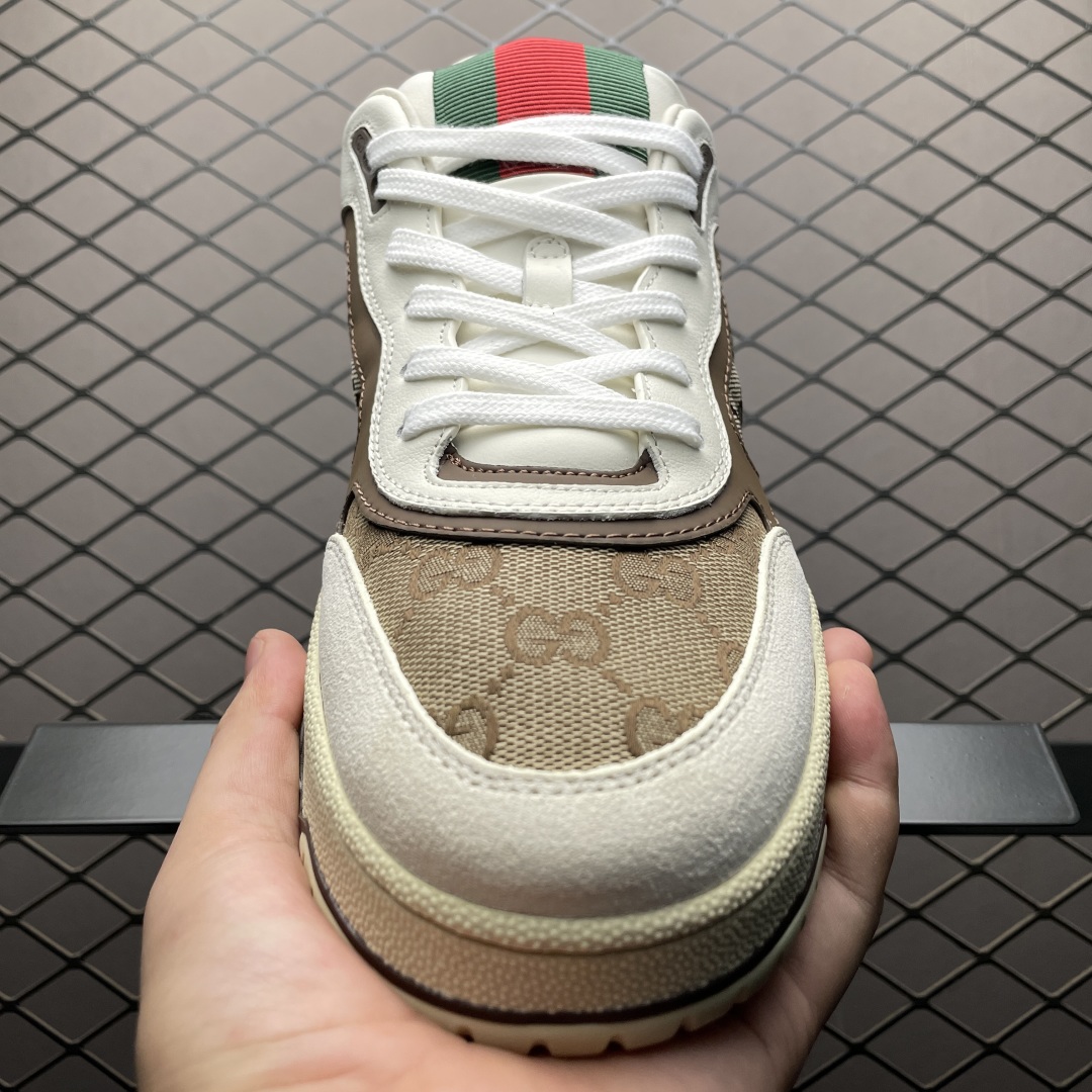  海淘专供 Gucci 古驰 RE-Web 春夏新款 复古休闲板鞋 海淘代购专供品质 正确楦型 配件齐全
