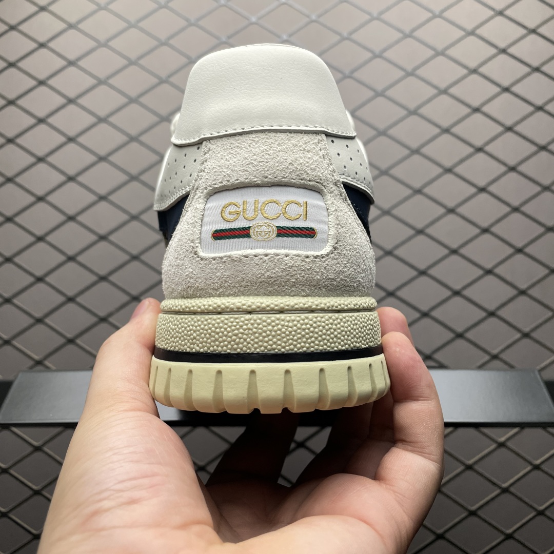  海淘专供 Gucci 古驰 RE-Web 春夏新款 复古休闲板鞋 海淘代购专供品质 正确楦型 配件齐全