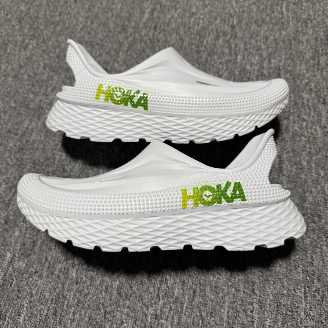   莞产原厂品质 HOKA ONE ONE 舒适休闲 超轻超弹力厚底轻量休闲凉鞋 包头拖鞋 洞洞鞋  原
