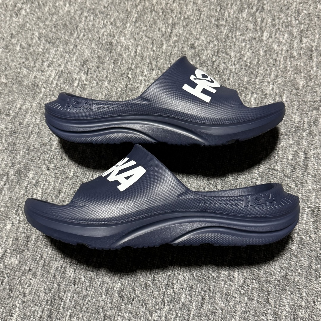   莞产原厂品质 HOKA ONE ONE ORA 舒适休闲 超轻超弹力厚底轻量休闲一字拖鞋 凉鞋 原版