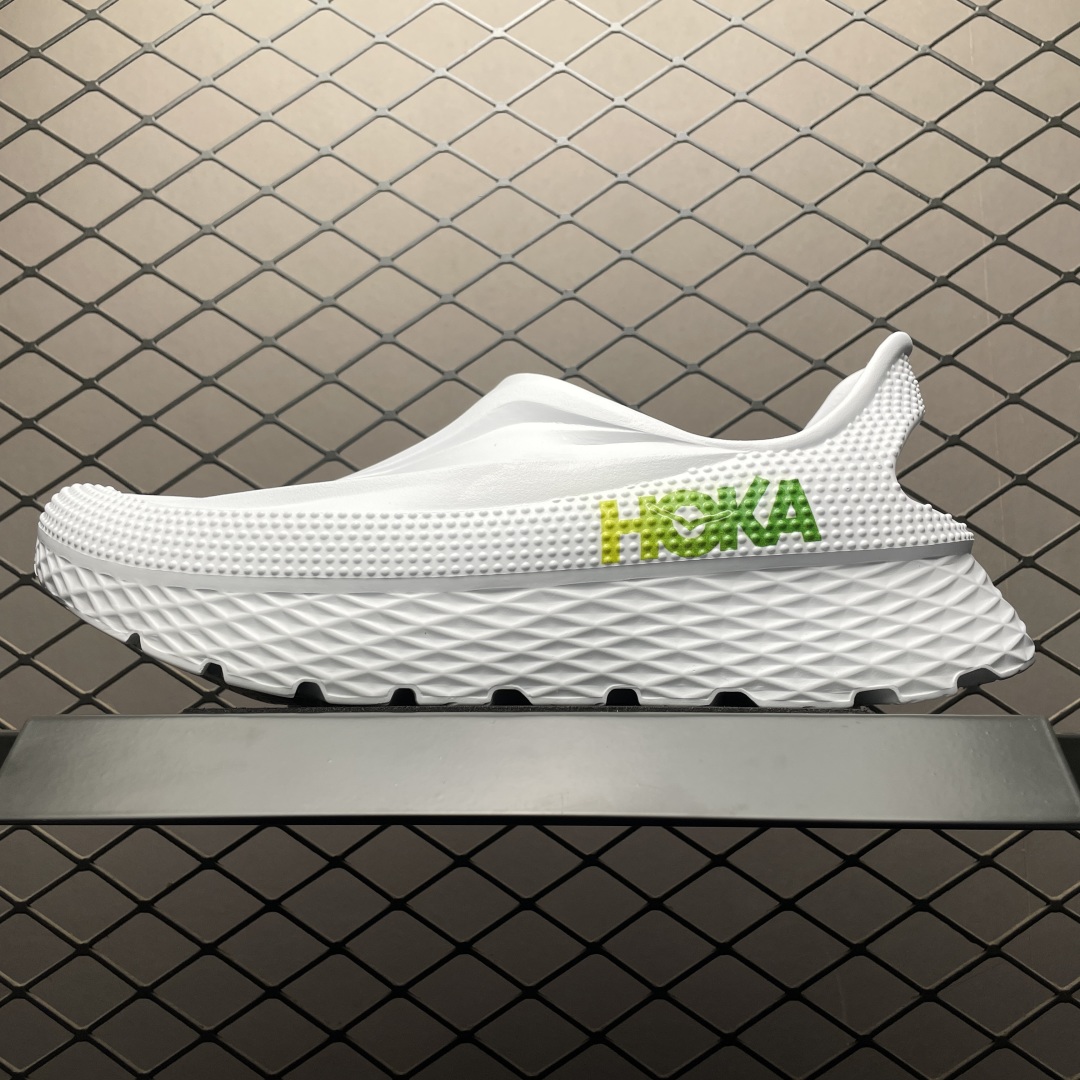   莞产原厂品质 HOKA ONE ONE 舒适休闲 超轻超弹力厚底轻量休闲凉鞋 包头拖鞋 洞洞鞋  原