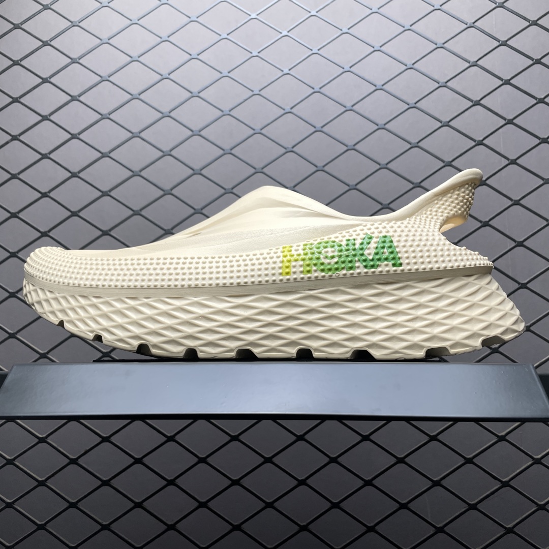   莞产原厂品质 HOKA ONE ONE 舒适休闲 超轻超弹力厚底轻量休闲凉鞋 包头拖鞋 洞洞鞋  原