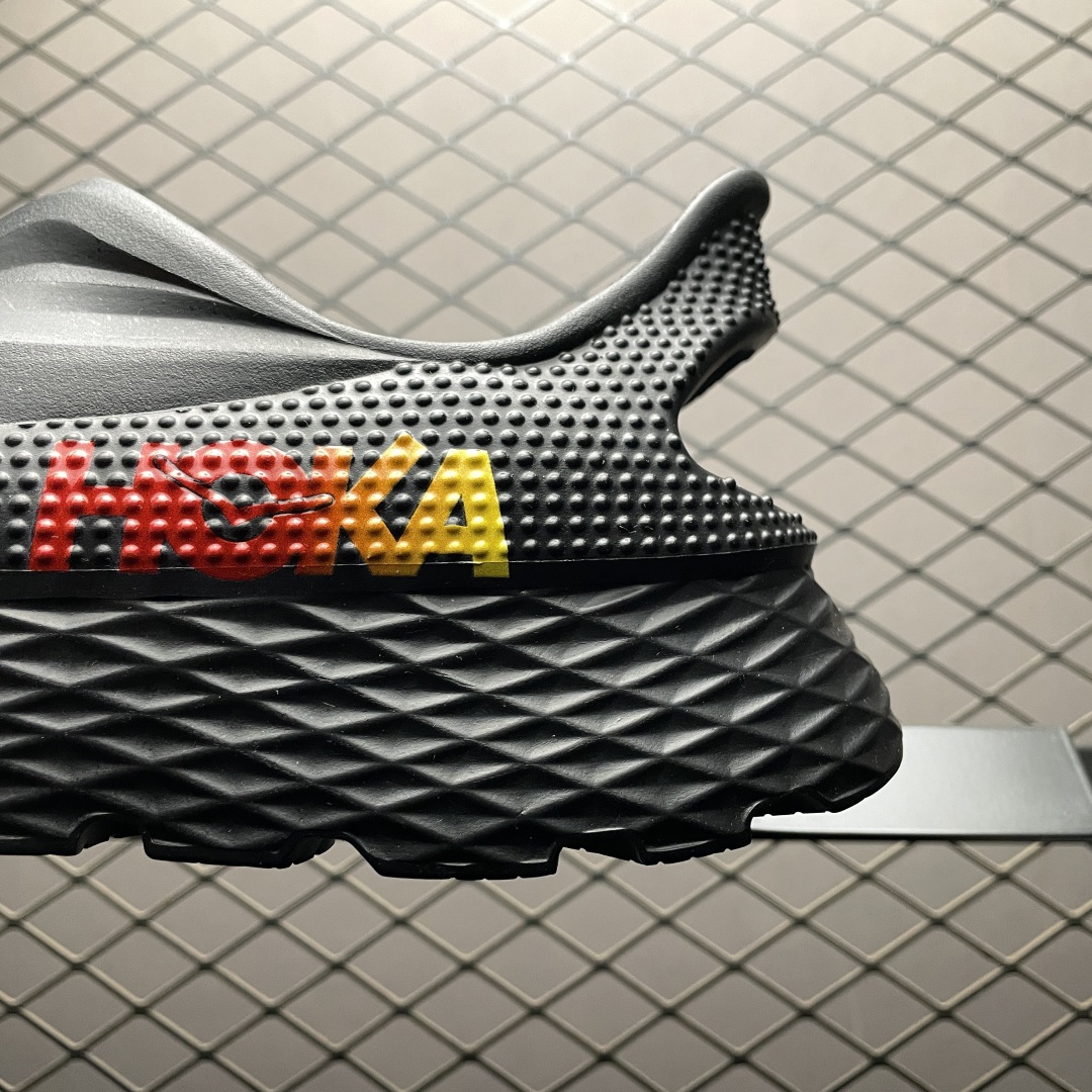   莞产原厂品质 HOKA ONE ONE 舒适休闲 超轻超弹力厚底轻量休闲凉鞋 包头拖鞋 洞洞鞋  原