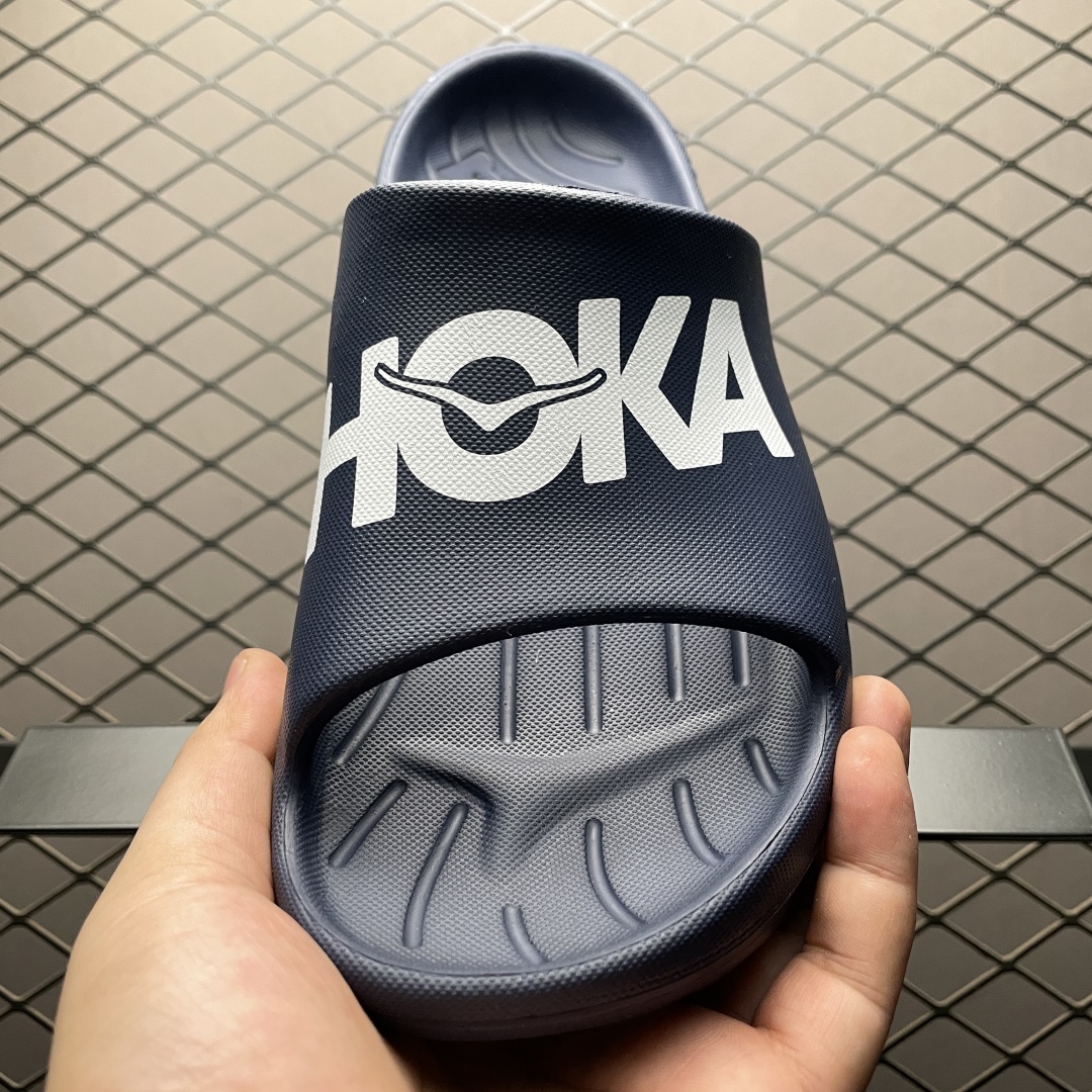   莞产原厂品质 HOKA ONE ONE ORA 舒适休闲 超轻超弹力厚底轻量休闲一字拖鞋 凉鞋 原版