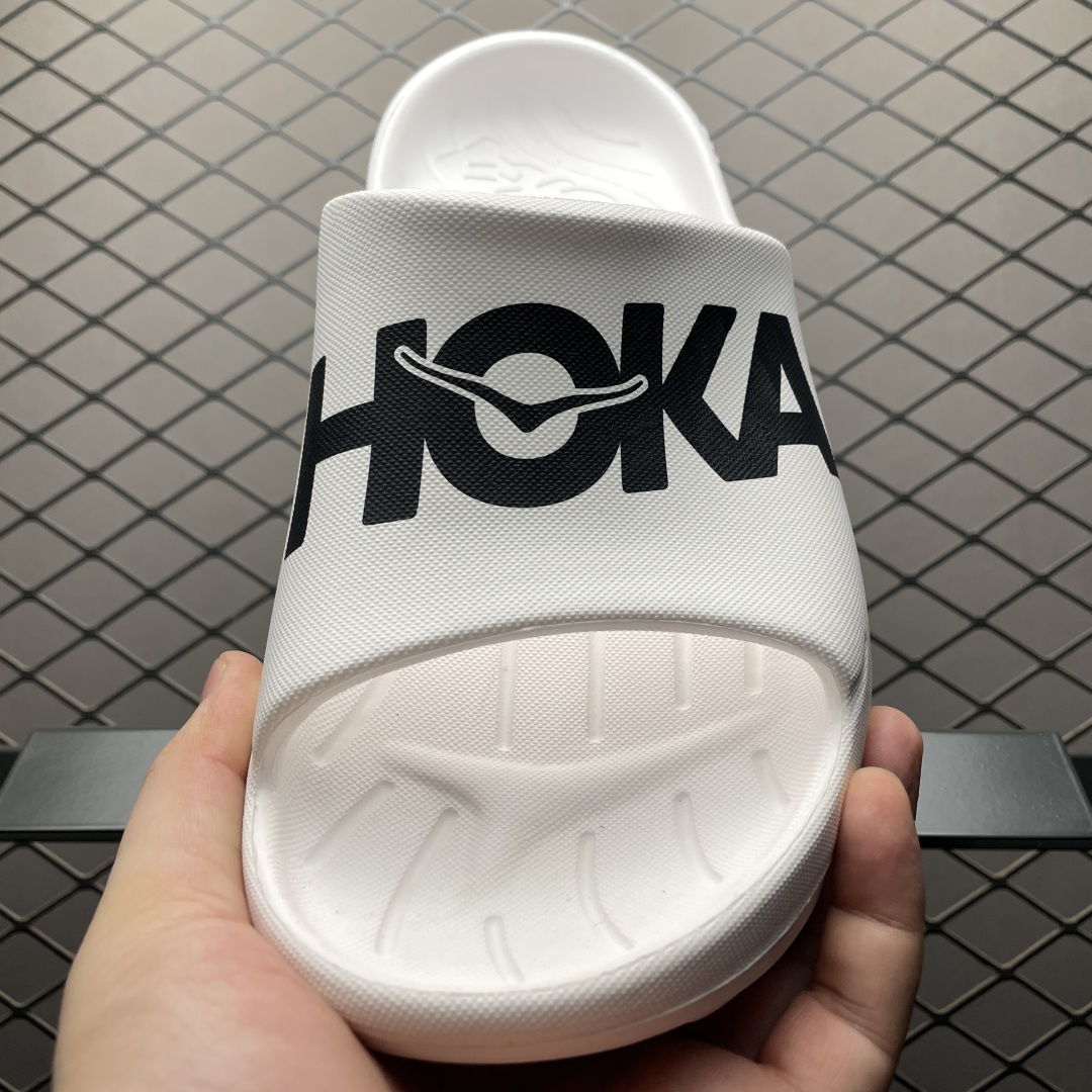   莞产原厂品质 HOKA ONE ONE ORA 舒适休闲 超轻超弹力厚底轻量休闲一字拖鞋 凉鞋 原版