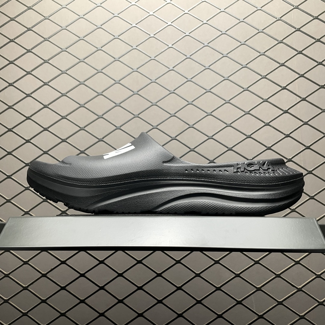   莞产原厂品质 HOKA ONE ONE ORA 舒适休闲 超轻超弹力厚底轻量休闲一字拖鞋 凉鞋 原版