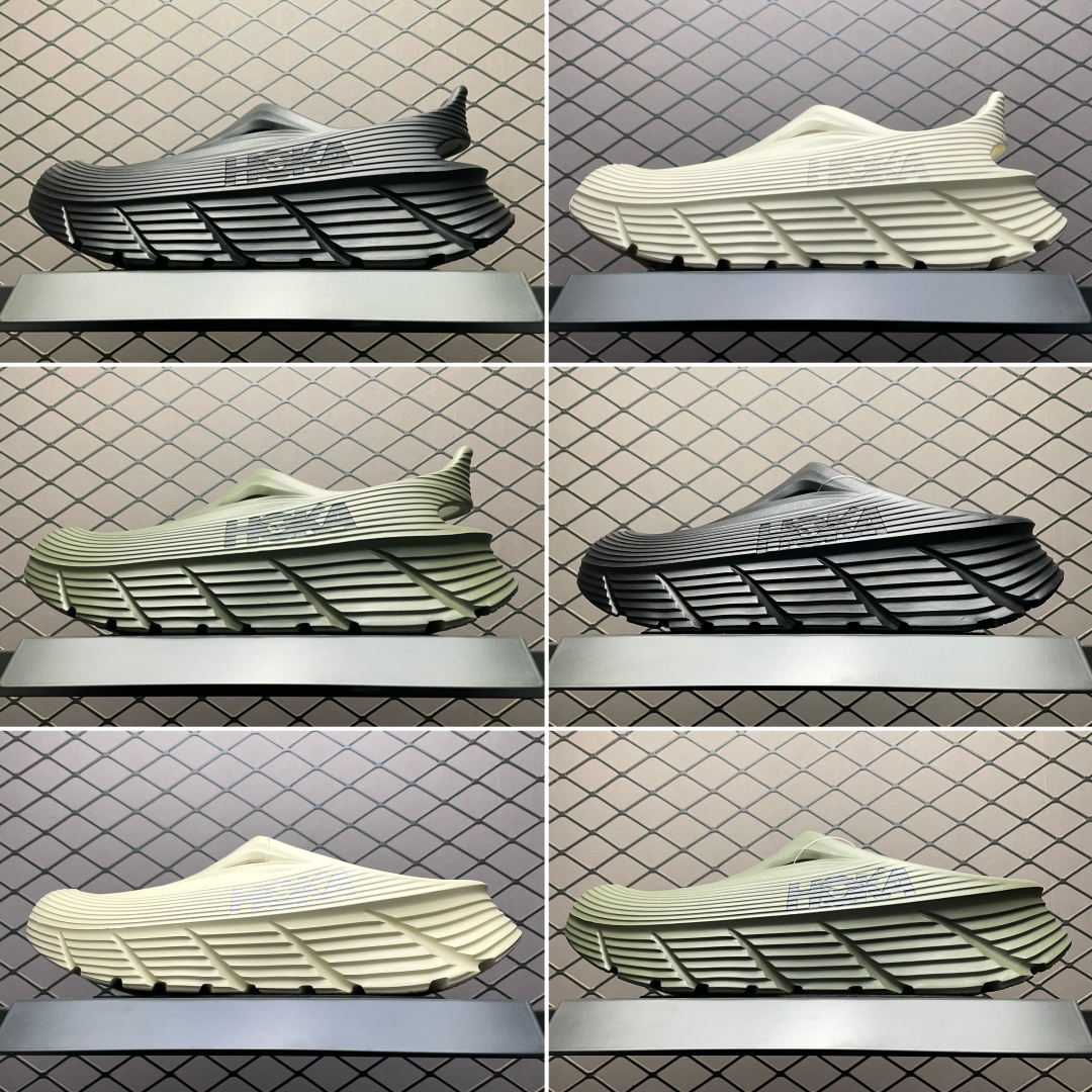   莞产原厂品质 HOKA ONE ONE ORA Recovery Mule 舒适休闲 超轻超弹力厚底