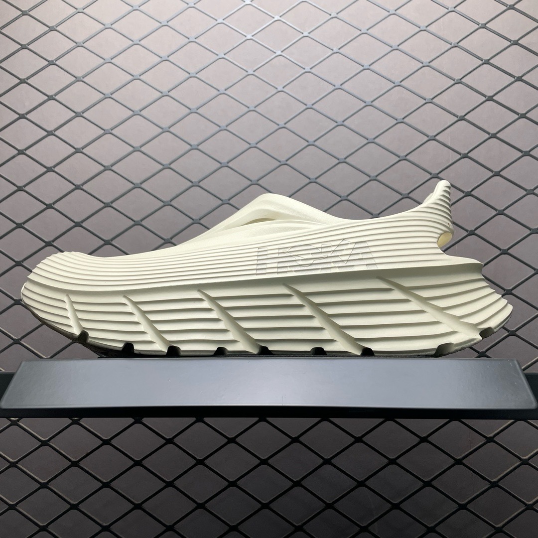   莞产原厂品质 HOKA ONE ONE ORA Recovery Mule 舒适休闲 超轻超弹力厚底