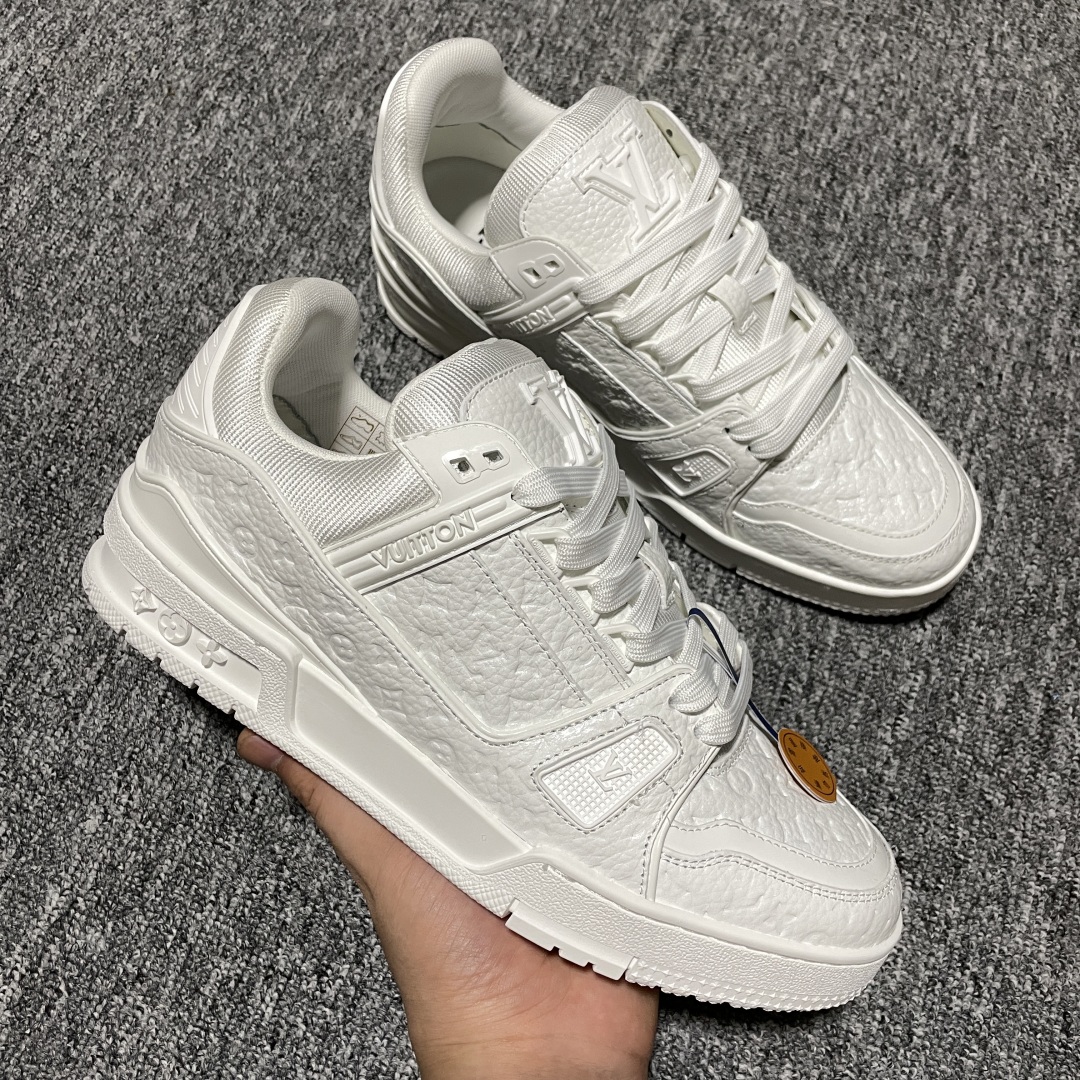  Louis Vuitton 路易威登 LV Trainer 低帮休闲板鞋 海淘代购同渠道品质 高端零售