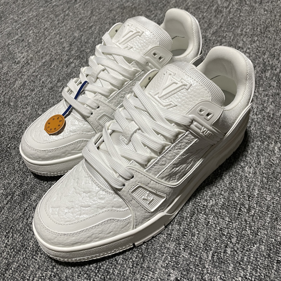  Louis Vuitton 路易威登 LV Trainer 低帮休闲板鞋 海淘代购同渠道品质 高端零售