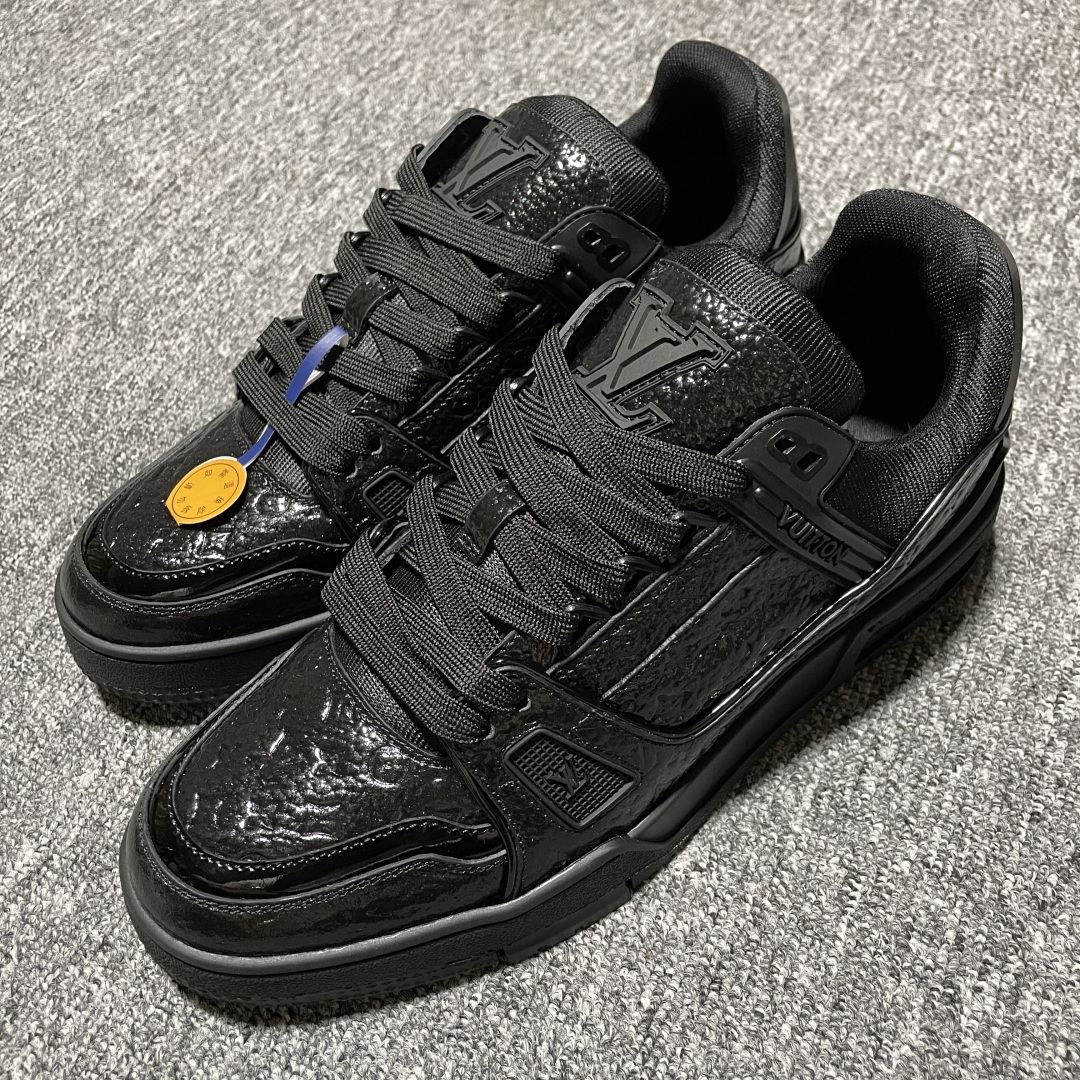  Louis Vuitton 路易威登 LV Trainer 低帮休闲板鞋 海淘代购同渠道品质 高端零售