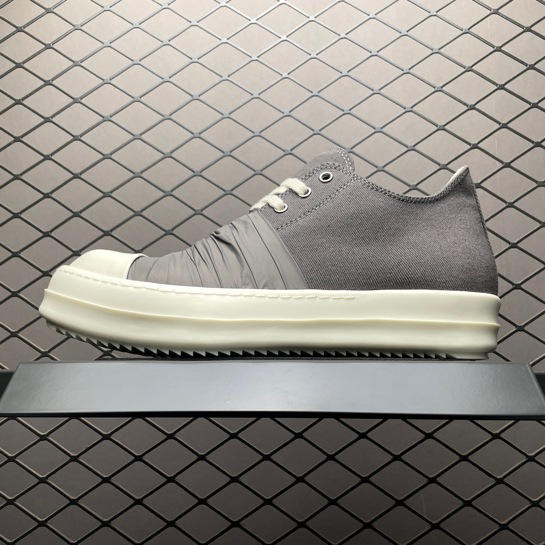  Rick Owens 瑞克 欧文斯 低帮高街休闲板鞋 原鞋开发 独家私模大底 针车间距都是极致还原 一