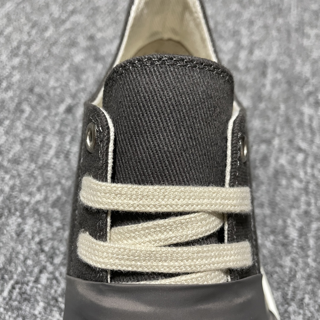  Rick Owens 瑞克 欧文斯 低帮高街休闲板鞋 原鞋开发 独家私模大底 针车间距都是极致还原 一