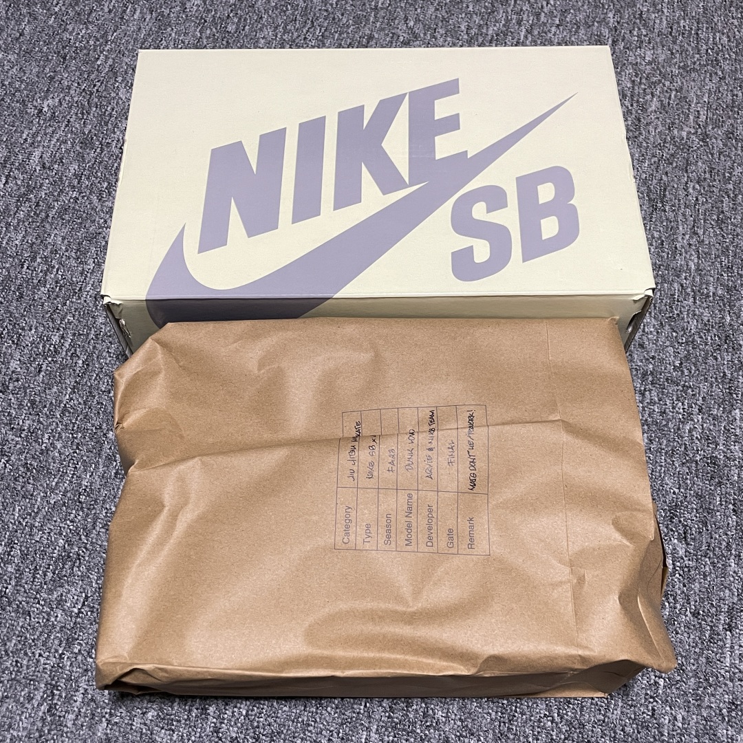   纯原 Albino & Preto x NK SB Dunk Low 撕撕乐 联名款低帮休闲板鞋 F