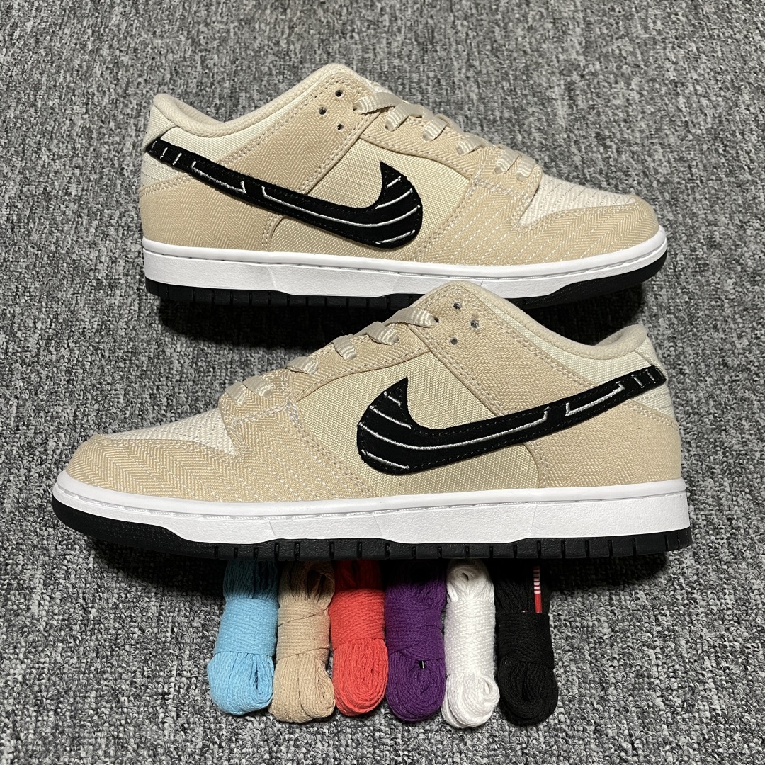   纯原 Albino & Preto x NK SB Dunk Low 撕撕乐 联名款低帮休闲板鞋 F