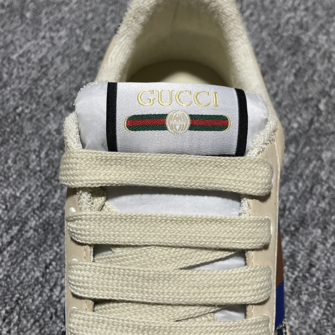   Gucci 古驰 Screener GG珐琅 复古老爹板鞋 海淘代购专供品质 正确楦型 正确固特异无