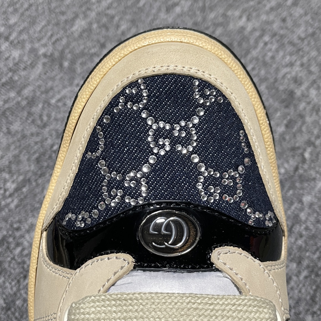   Gucci 古驰 Screener GG珐琅 复古老爹板鞋 海淘代购专供品质 正确楦型 正确固特异无