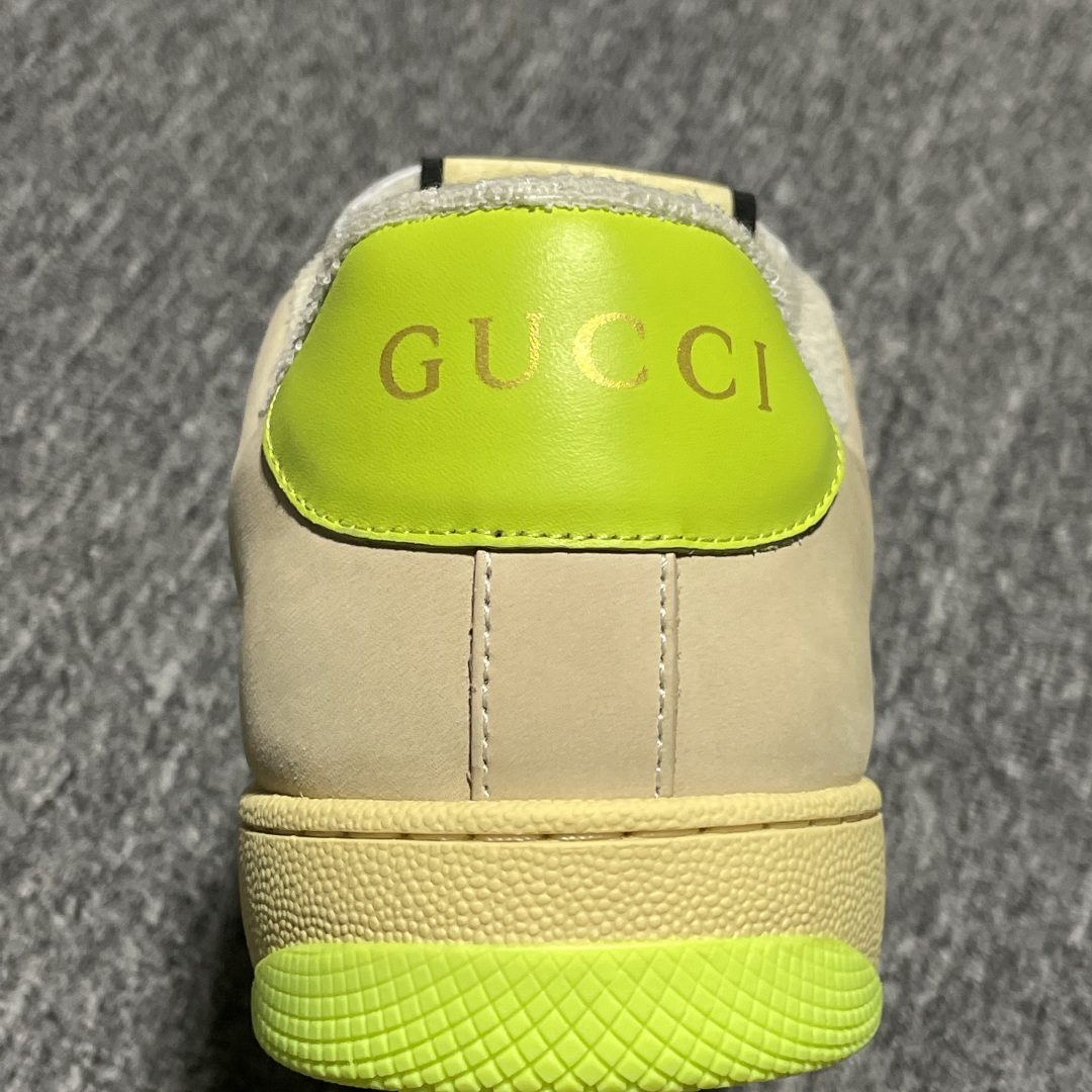  Gucci 古驰 Screener GG珐琅 复古老爹板鞋 海淘代购专供品质 正确楦型 正确固特异无