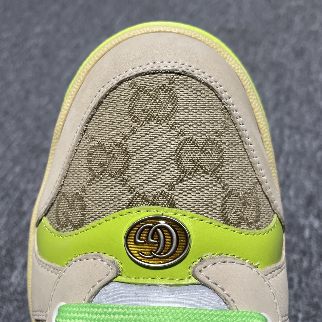   Gucci 古驰 Screener GG珐琅 复古老爹板鞋 海淘代购专供品质 正确楦型 正确固特异无