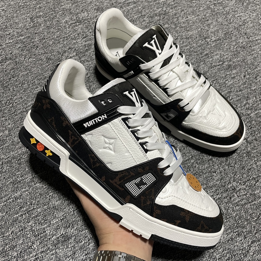   Louis Vuitton 路易威登 LV Trainer 低帮休闲板鞋 海淘代购同渠道品质 高端零