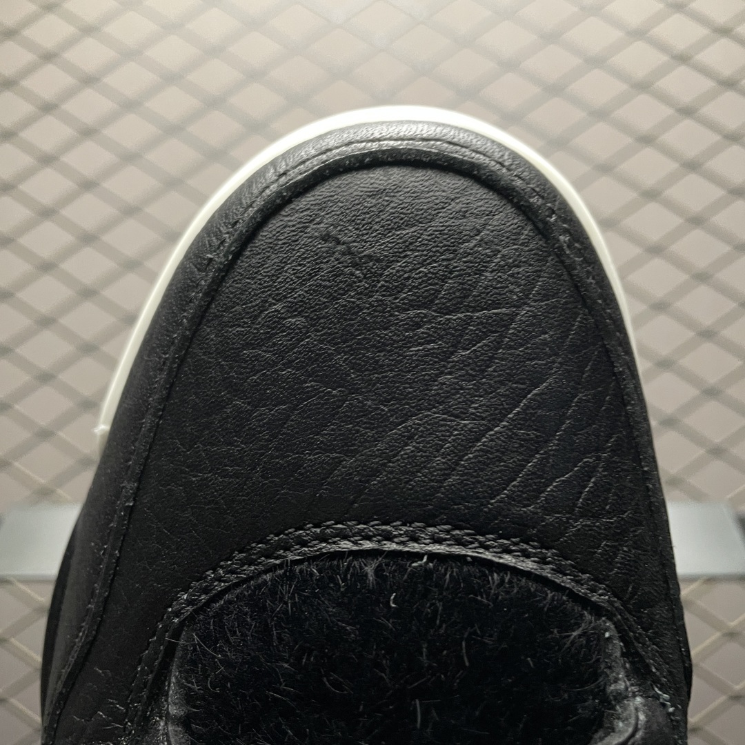   Air Jordan 4   Pony Hair Black  AJ4乔4 黑白巅峰 文化篮球鞋 -