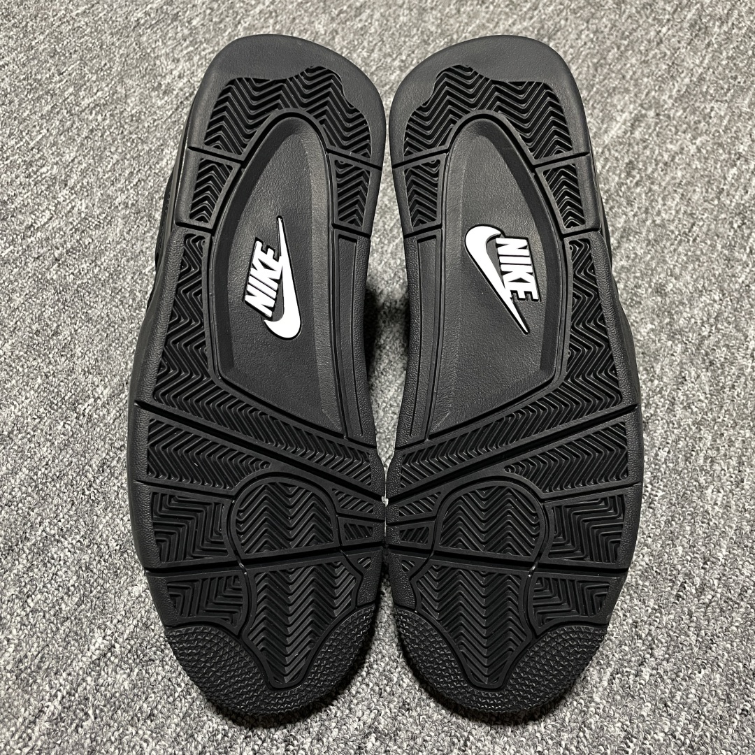   纯原 Air Jordan 4  Black Cat  AJ4乔4 文化篮球鞋 粉黑 FV5029-