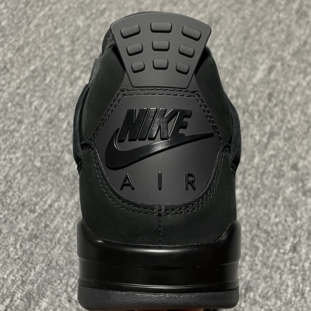   纯原 Air Jordan 4  Black Cat  AJ4乔4 文化篮球鞋 粉黑 FV5029-