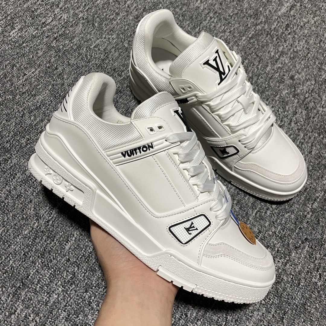 Nigo x Louis Vuitton 路易威登 LV Trainer 联名款 低帮休闲板鞋 海淘代