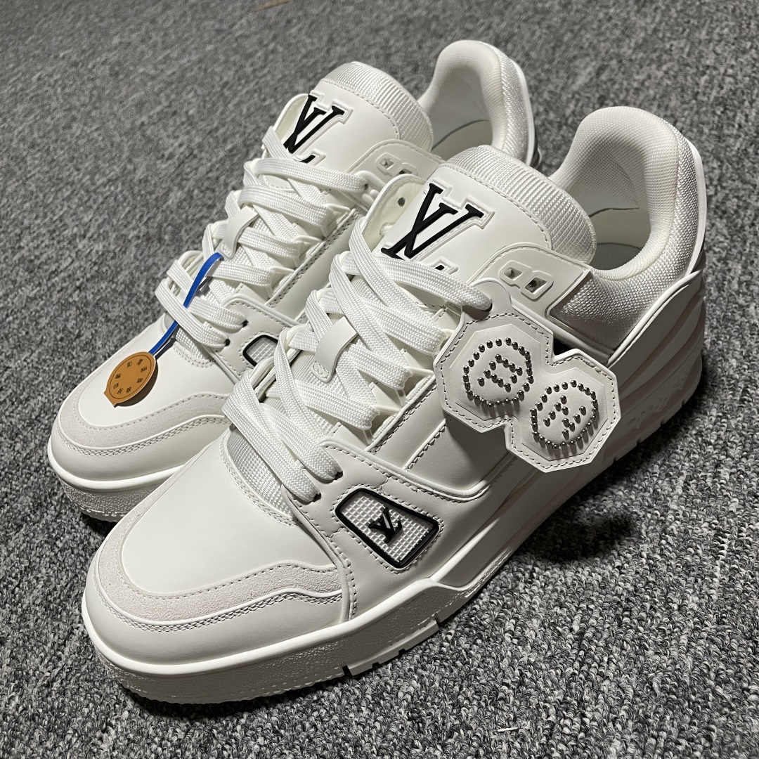  Nigo x Louis Vuitton 路易威登 LV Trainer 联名款 低帮休闲板鞋 海淘代