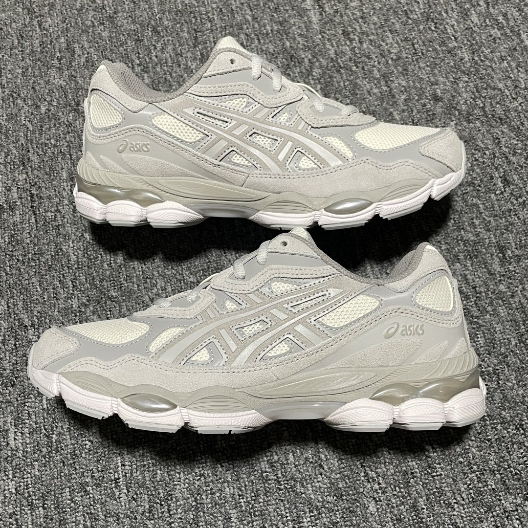  纯原 Asics 亚瑟士 GEL-NYC 低帮运动休闲跑步鞋 1203A663-101 高端零售专供品
