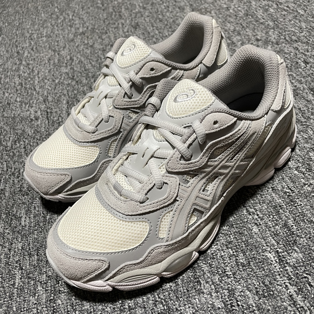  纯原 Asics 亚瑟士 GEL-NYC 低帮运动休闲跑步鞋 1203A663-101 高端零售专供品