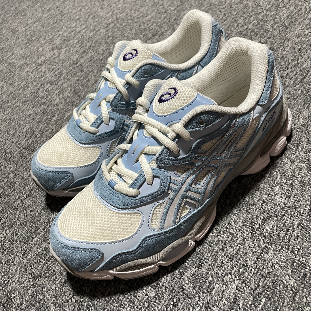  纯原 Asics 亚瑟士 GEL-NYC 低帮运动休闲跑步鞋 1203A383-107 高端零售专供品