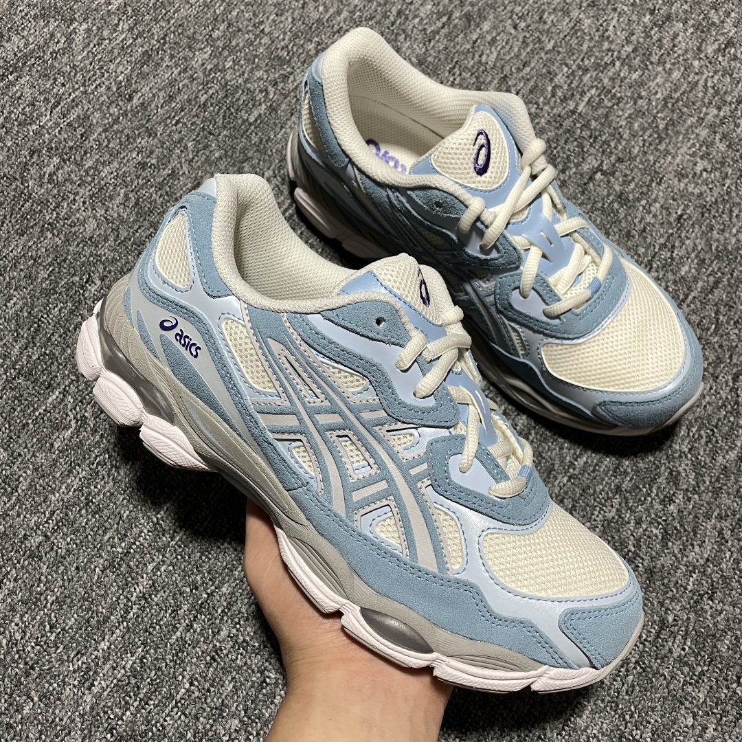  纯原 Asics 亚瑟士 GEL-NYC 低帮运动休闲跑步鞋 1203A383-107 高端零售专供品