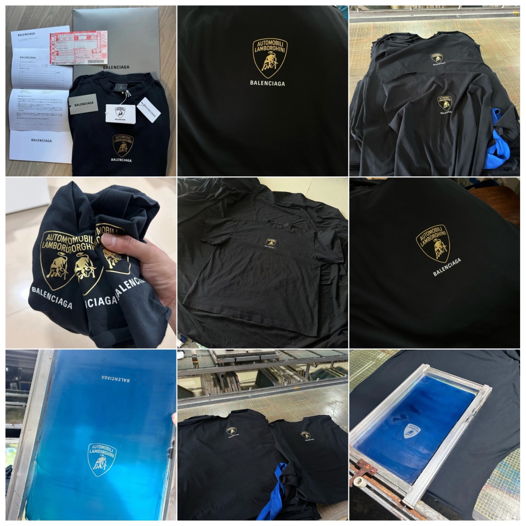   S# Automobili Lamborghini x BLCG 巴黎世家 兰博基尼联名短袖 真正原