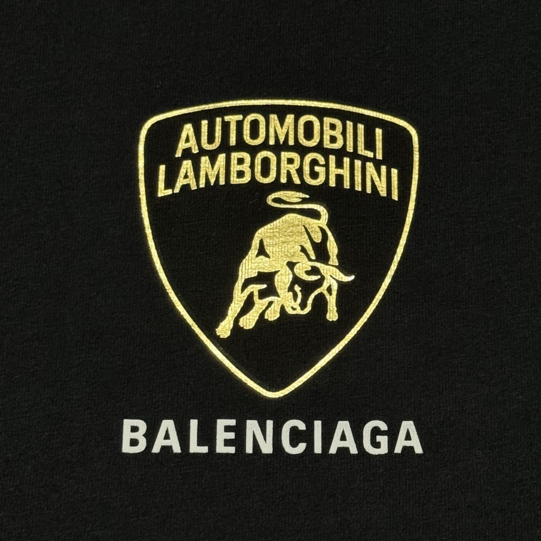   S# Automobili Lamborghini x BLCG 巴黎世家 兰博基尼联名短袖 真正原