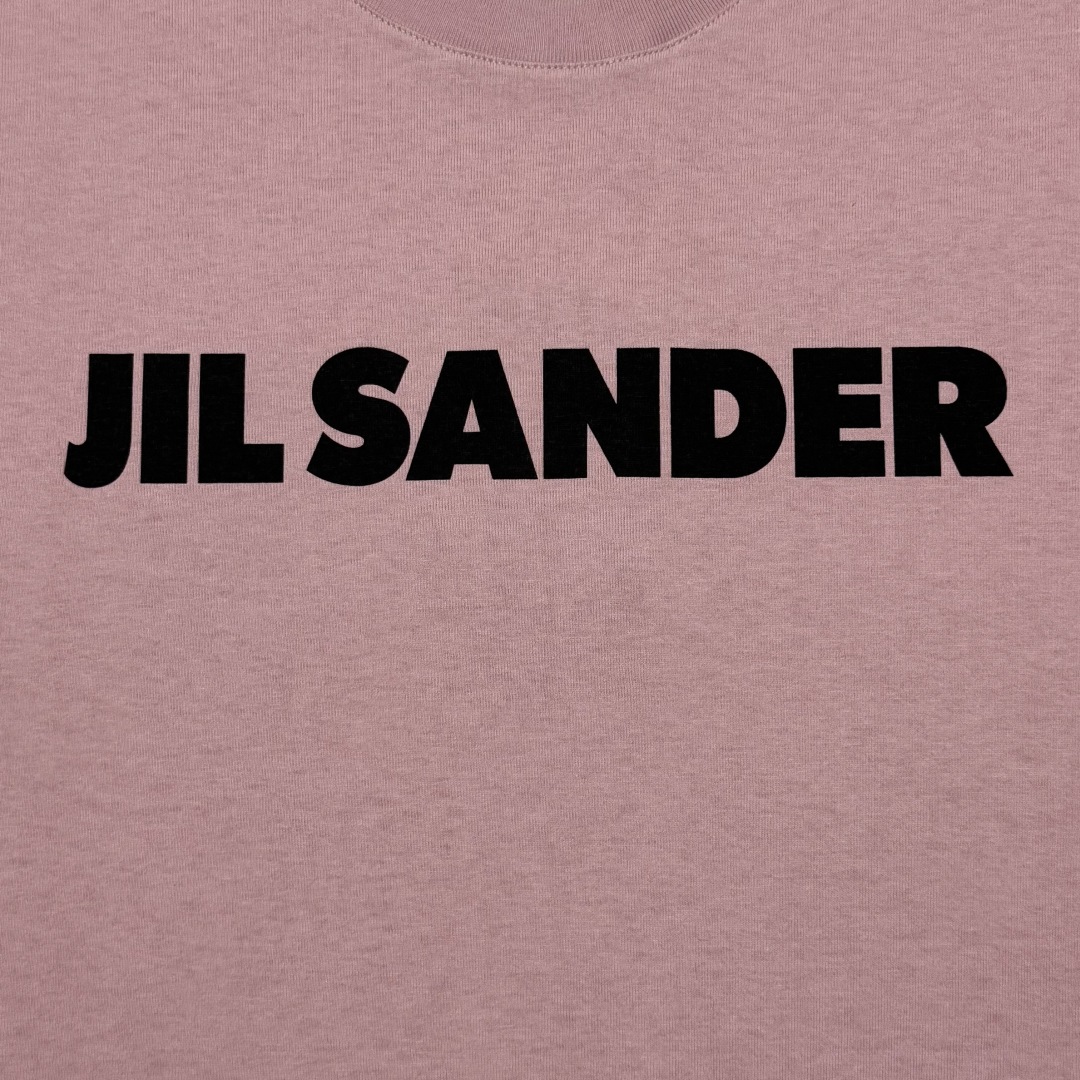   S# Jil Sander 吉尔桑德 大字母猛男粉短袖 真正原版购回开发 高端零售专供 品质保证 1