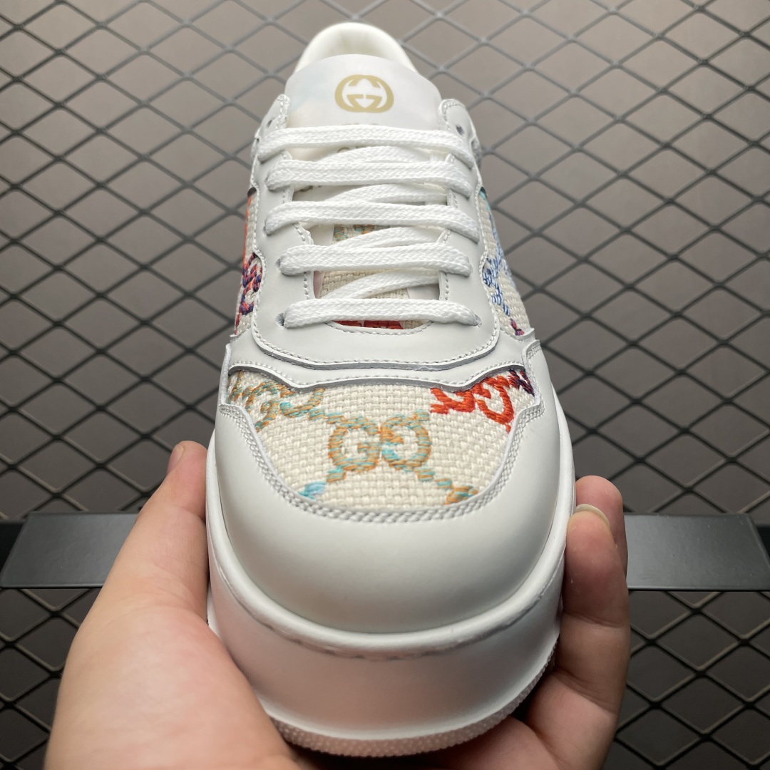 代购专供品质 Gucci 古驰 Screener 厚底休闲鞋 厚底增高系列 全新版本出货 正确版型 高端
